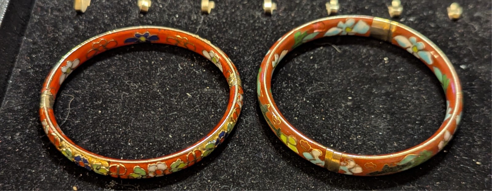 Vtg Enamel & Cloisonne Jewelry Lot 16 pieces Pansies!