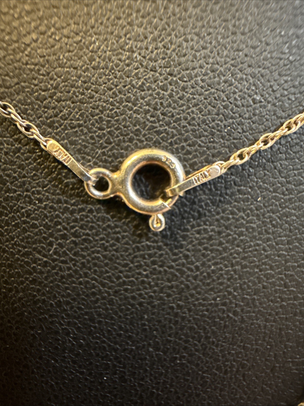 vintage sterling silver cross pendant & necklace 3.3G 20in