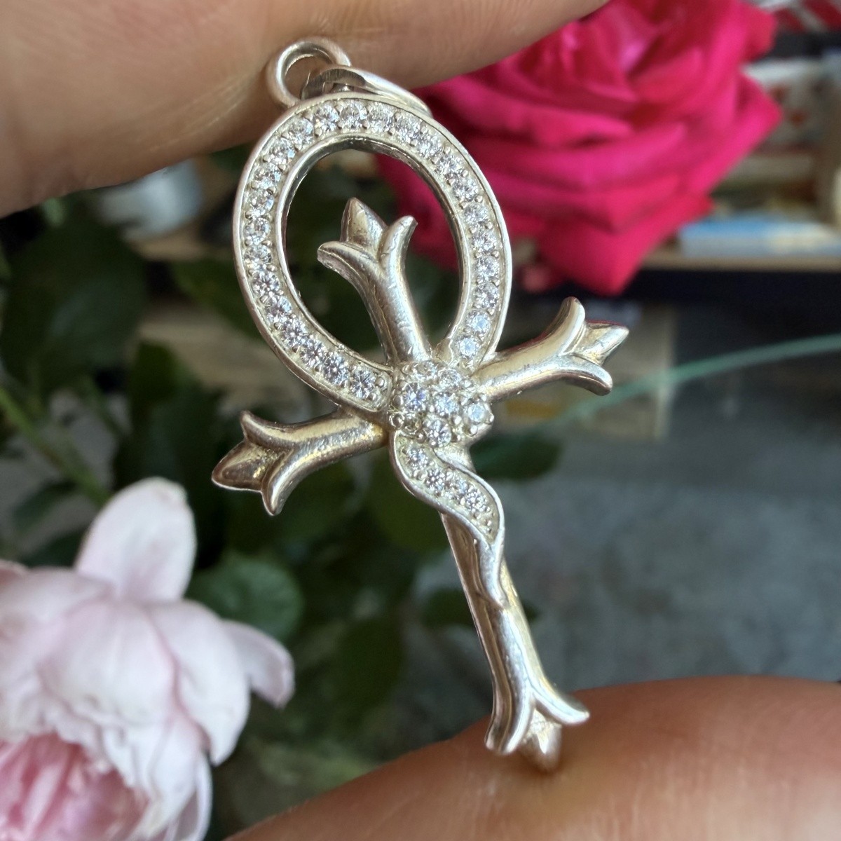 Vintage Pendant Icon Cross Sterling Silver 925 Jewelry Stamped Beautiful 3.63gr