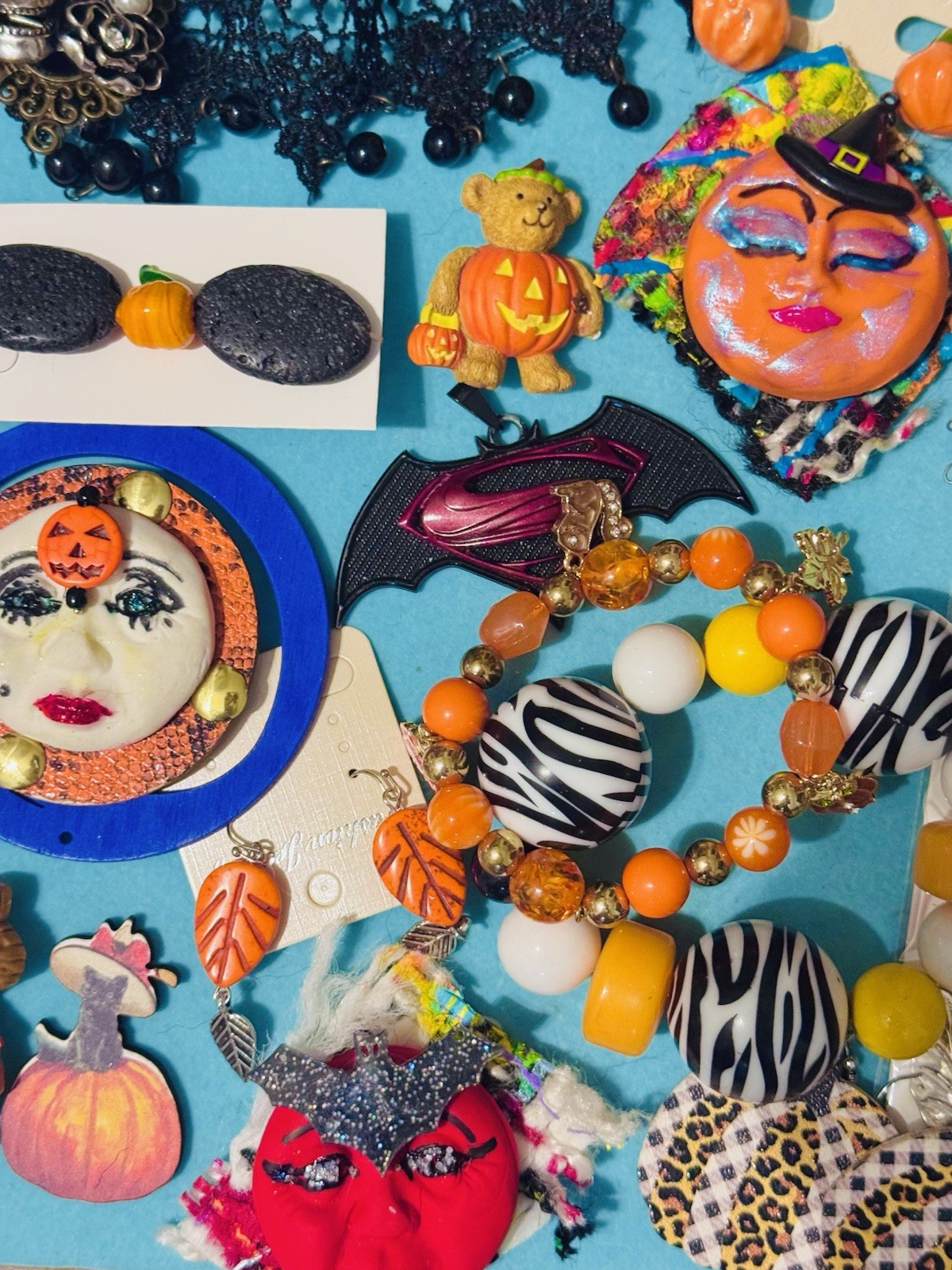 Halloween Fall Theme Jewelry Lot Of 65. Some Signed Some New With Tag