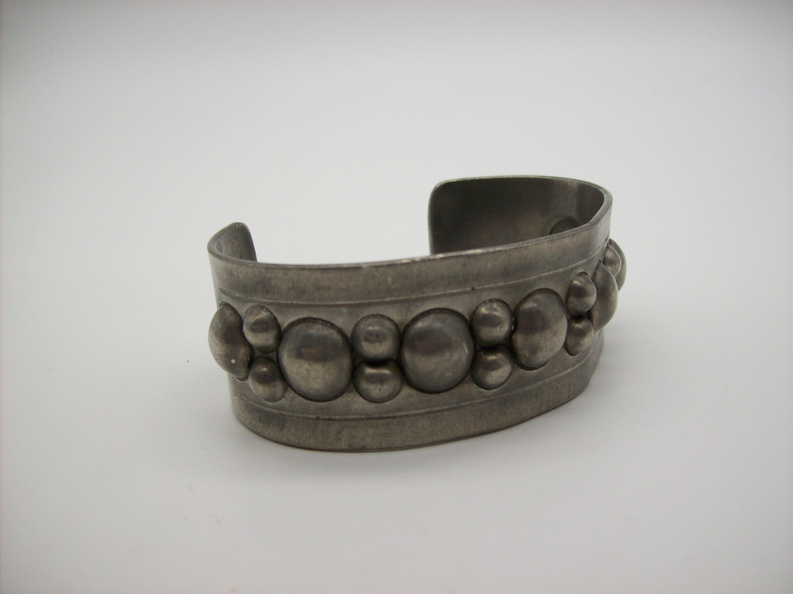 Vintage E Christophersen Brutalist Bracelet, Norway, Signed