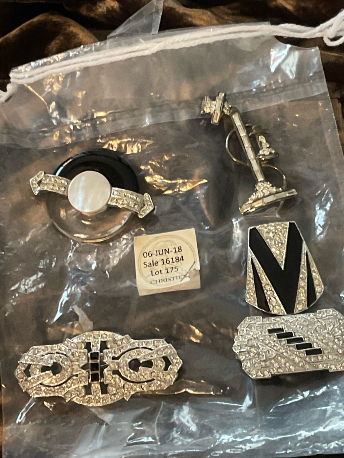 RARE From Kenneth Jay Lanes Private Archive/Christie’s Auction Set of Six Pins
