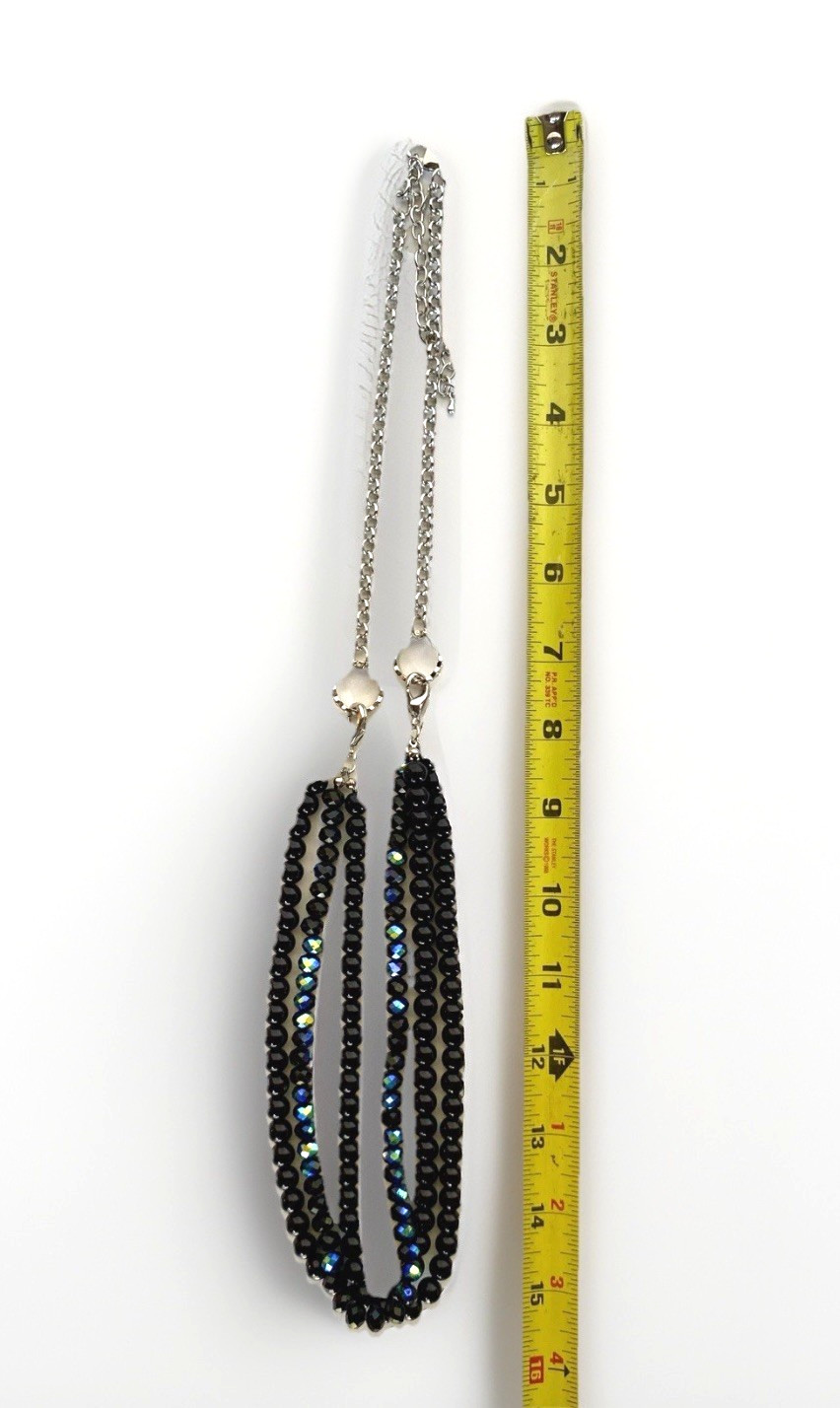Lot of 12 Wearable Necklaces; Plastic, Lucite, Acrylic, Wood & Glass 15″ to 32″