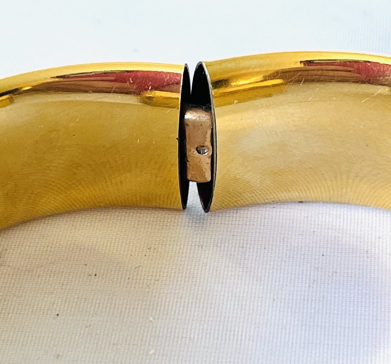 Vintage Gold Filled Etched Hinged Bangle Bracelet Victorian 1/20 12 K Gold
