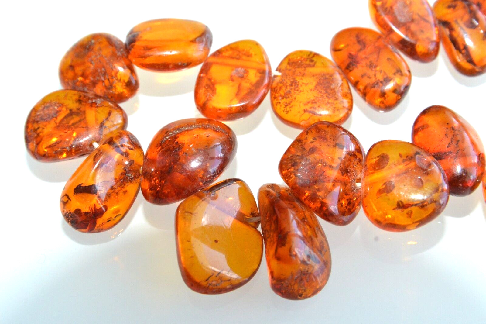 ✅60cm = 54gr RUSSIAN SOVIET BALTIC AMBER BEAD NECKLACE 琥珀 BRACELET STONE PENDANT