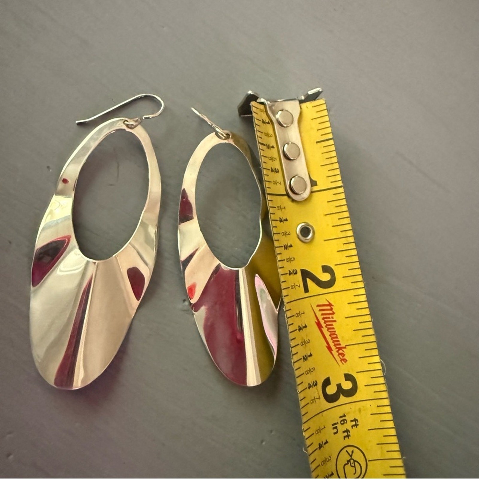 Dominique Dinouart 925 Sterling Silver Wavy dangle Earrings