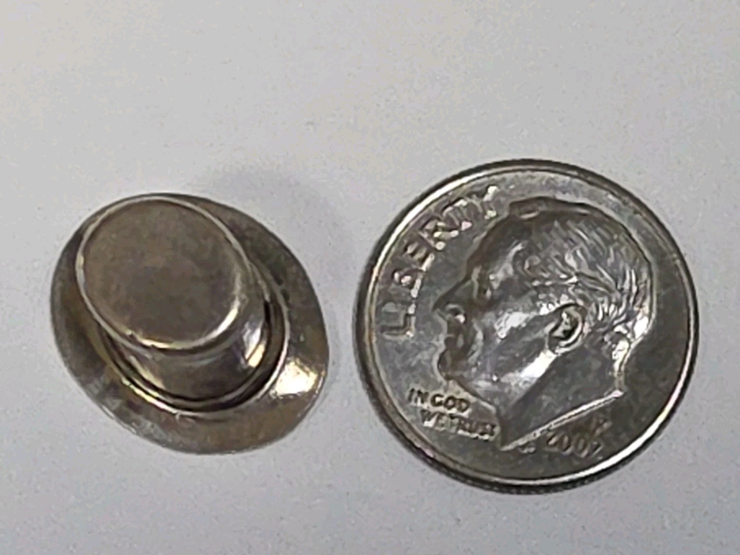 Sterling Silver ~ Top Hat Charm ~ Magician ~”My Fair Lady” Gentleman ~ VINTAGE