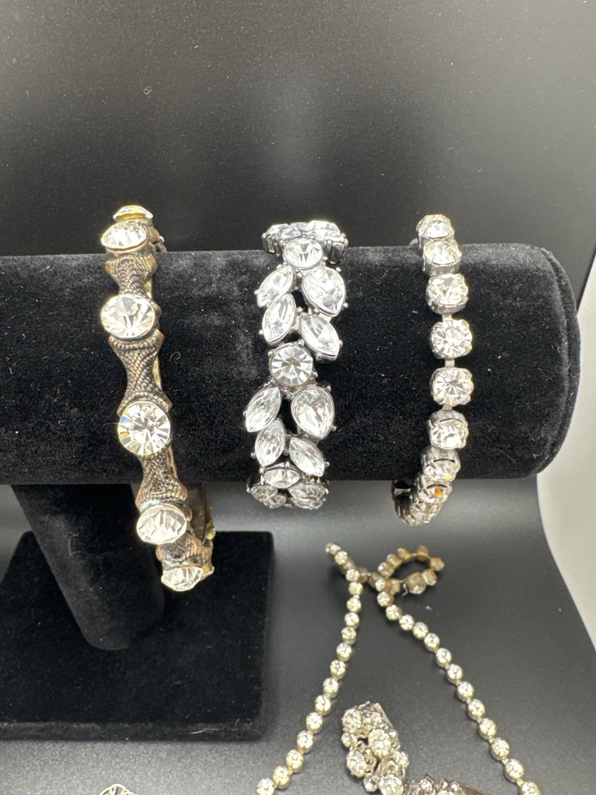 Vintage Weiss Sarah Coventry Rhinestone Jewelry Lot Signed Mixed Pieces