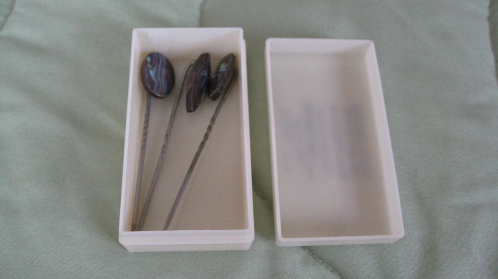 Antique/ Older Vintage Lot of 3 Abalone Different Shaps