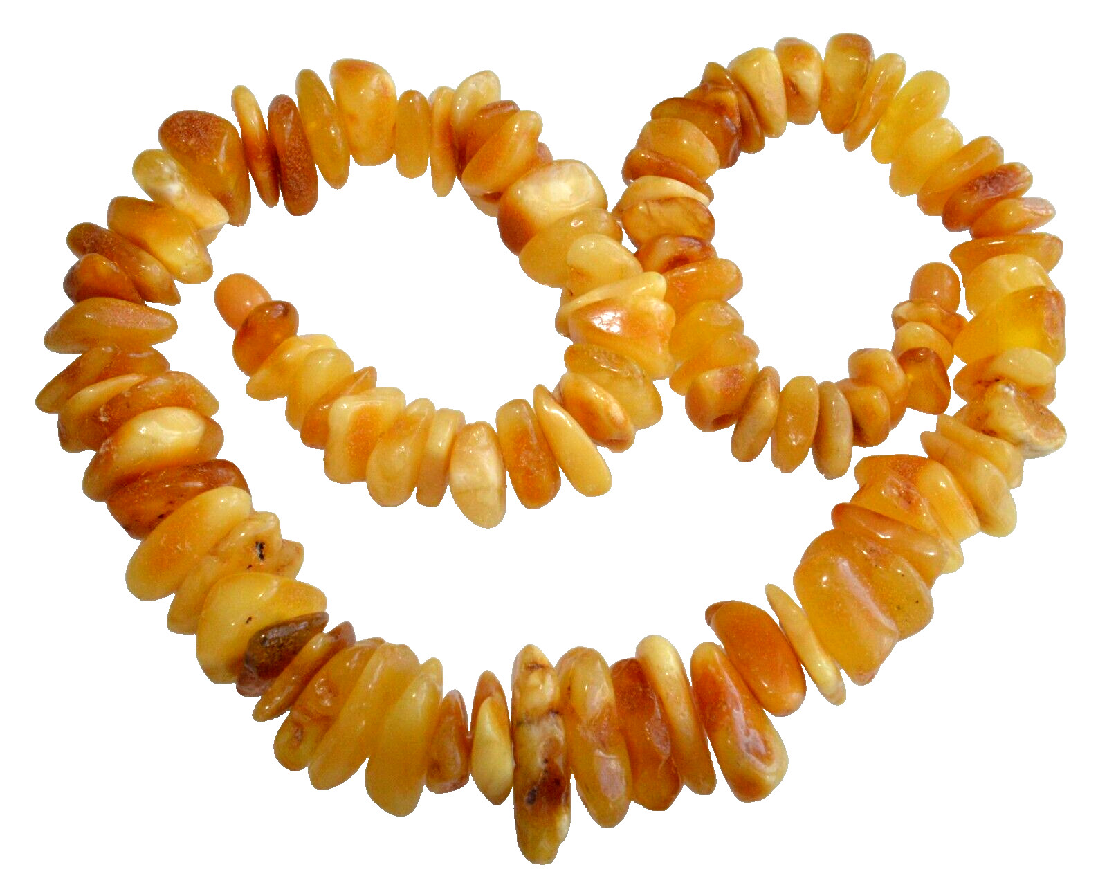 ✅48cm = 60gr RUSSIAN SOVIET BALTIC AMBER BEAD NECKLACE 琥珀 BRACELET STONE PENDANT