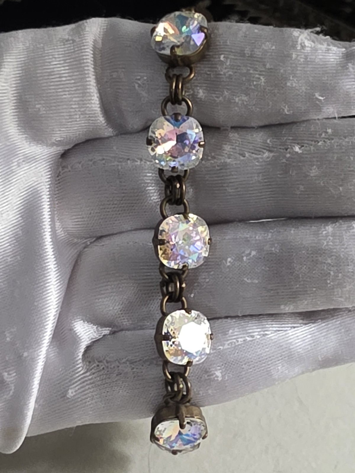 Sorrelli Aurora Borealis 7 1/4 In Signed Bracelet
