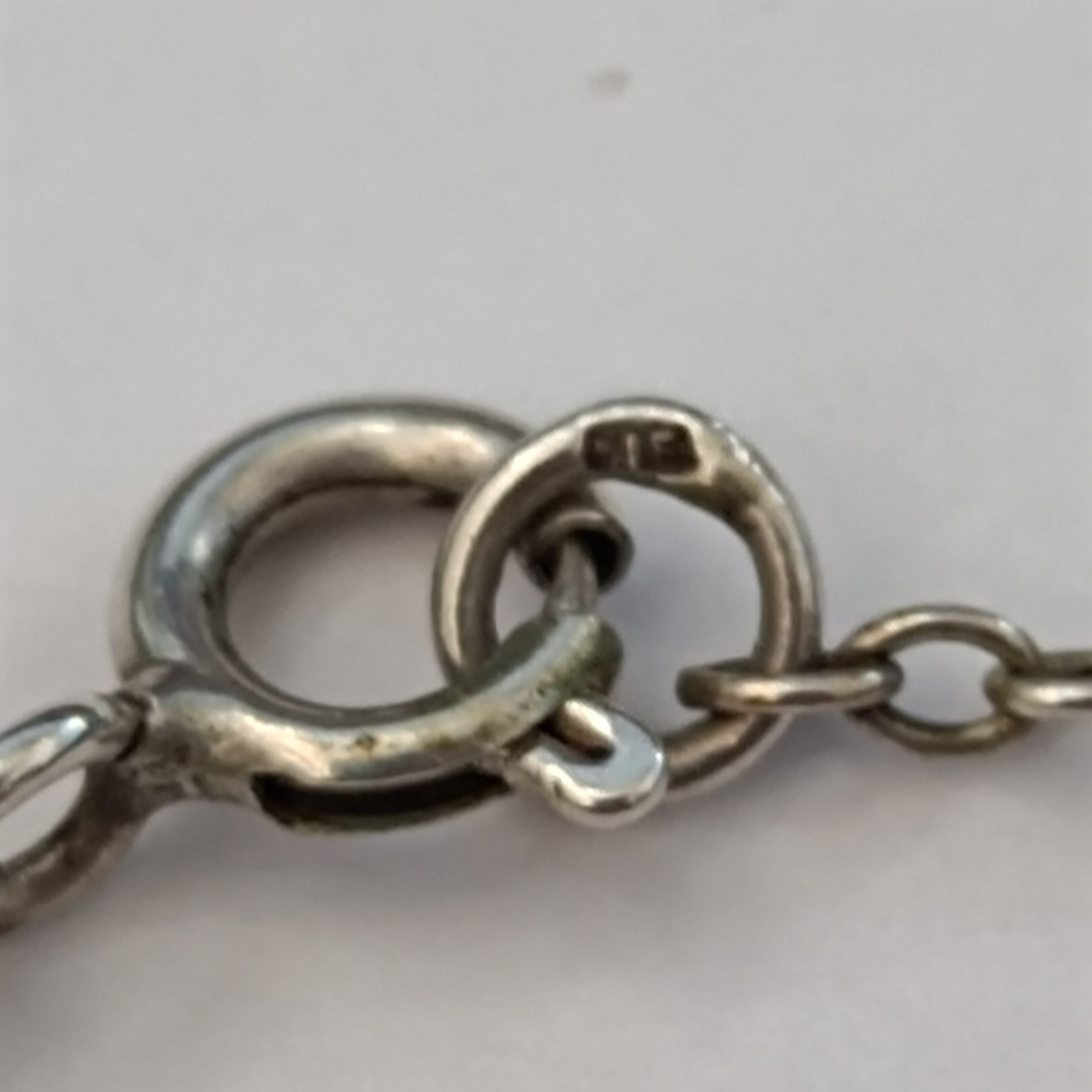 Russian Niello Necklace Silver 875 Floral Oval Traditional Pendant Vintage Long