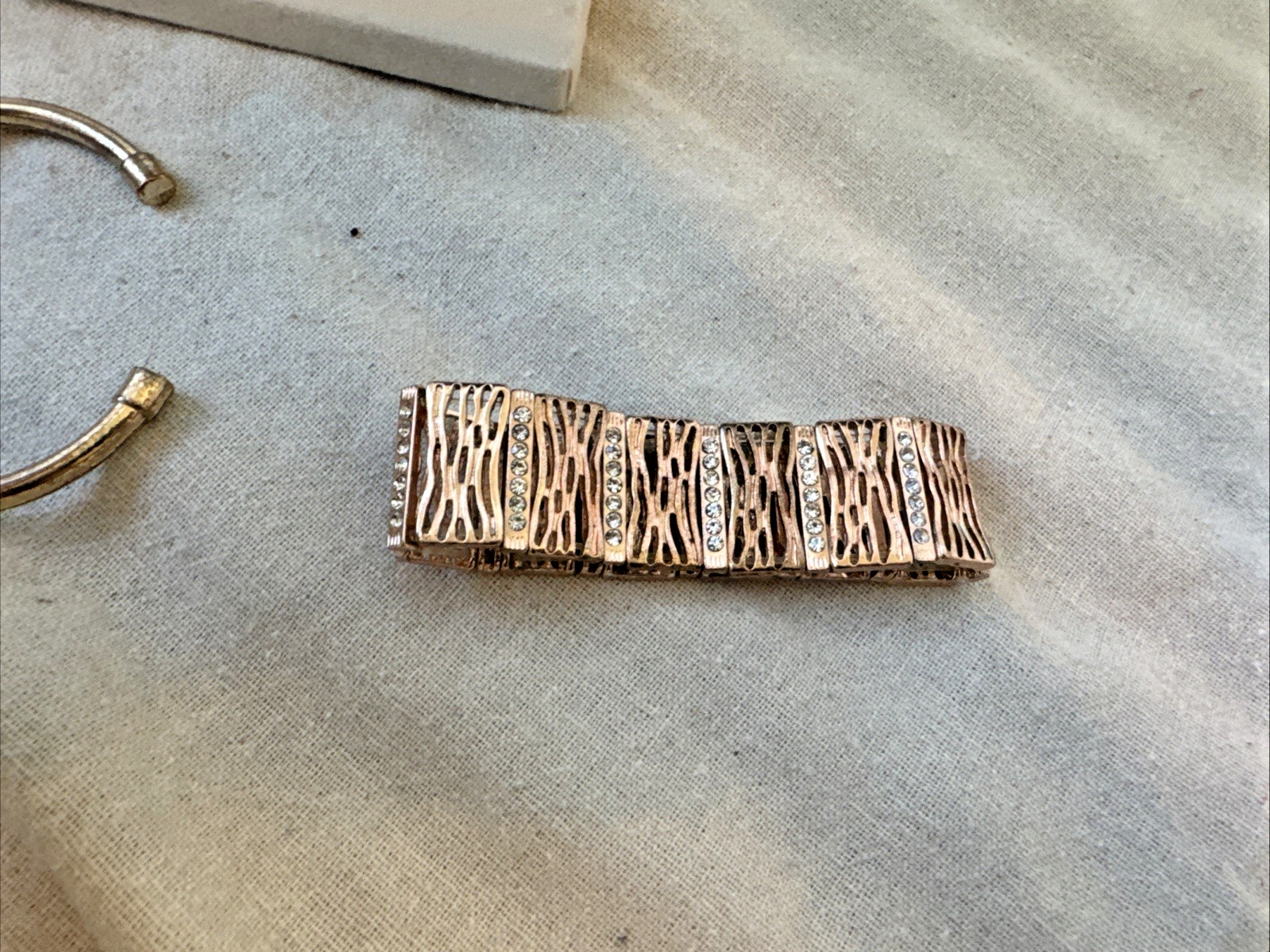 14 Bracelets earthtones glass beads shell textured Goldstone Lot boho 90s hippie