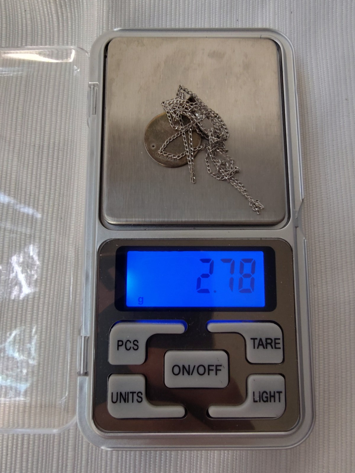 NVC Nataliya V Collister Silver 925 Round Letter “P” Pendant On Silver Chain