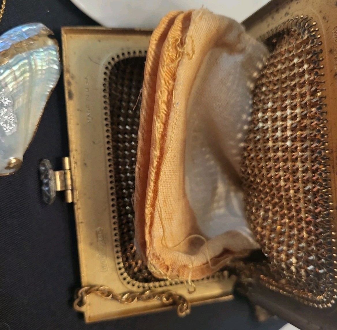 Vintage Now Ladies Mixed Lot Nappy Whiting & Davis Bag Compact Coin Purse More