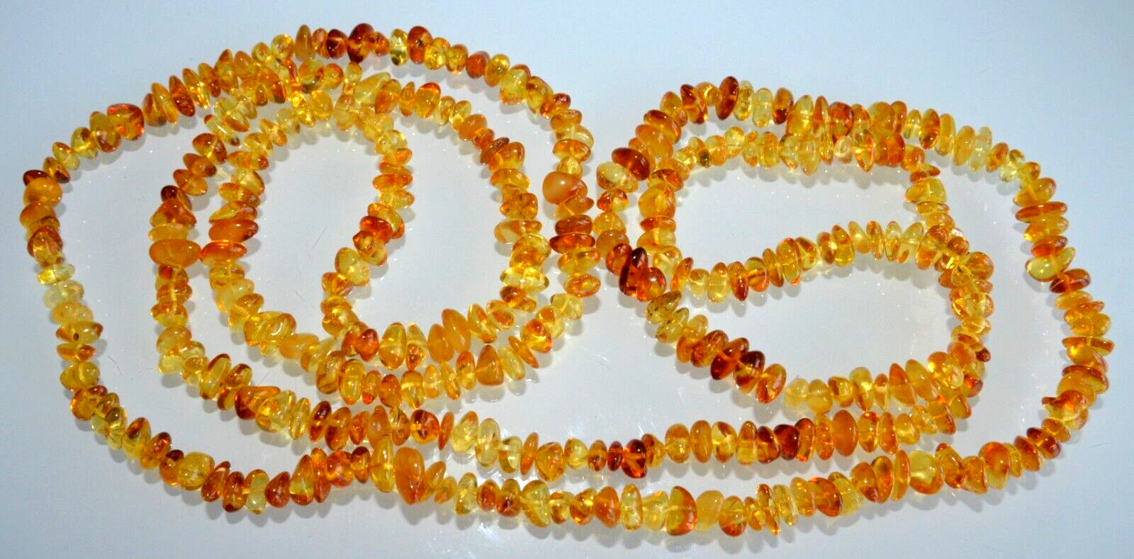 ✅135 cm=46gr RUSSIAN SOVIET BALTIC AMBER BEAD NECKLACE 琥珀 BRACELET STONE PENDANT