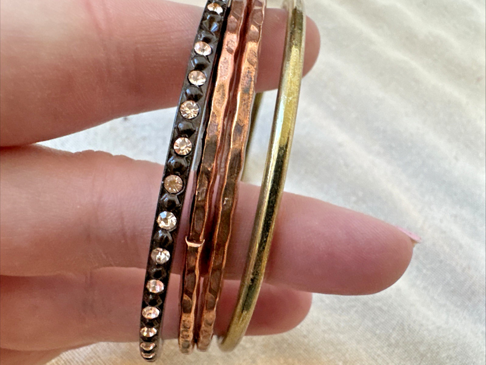 14 Bracelets earthtones glass beads shell textured Goldstone Lot boho 90s hippie