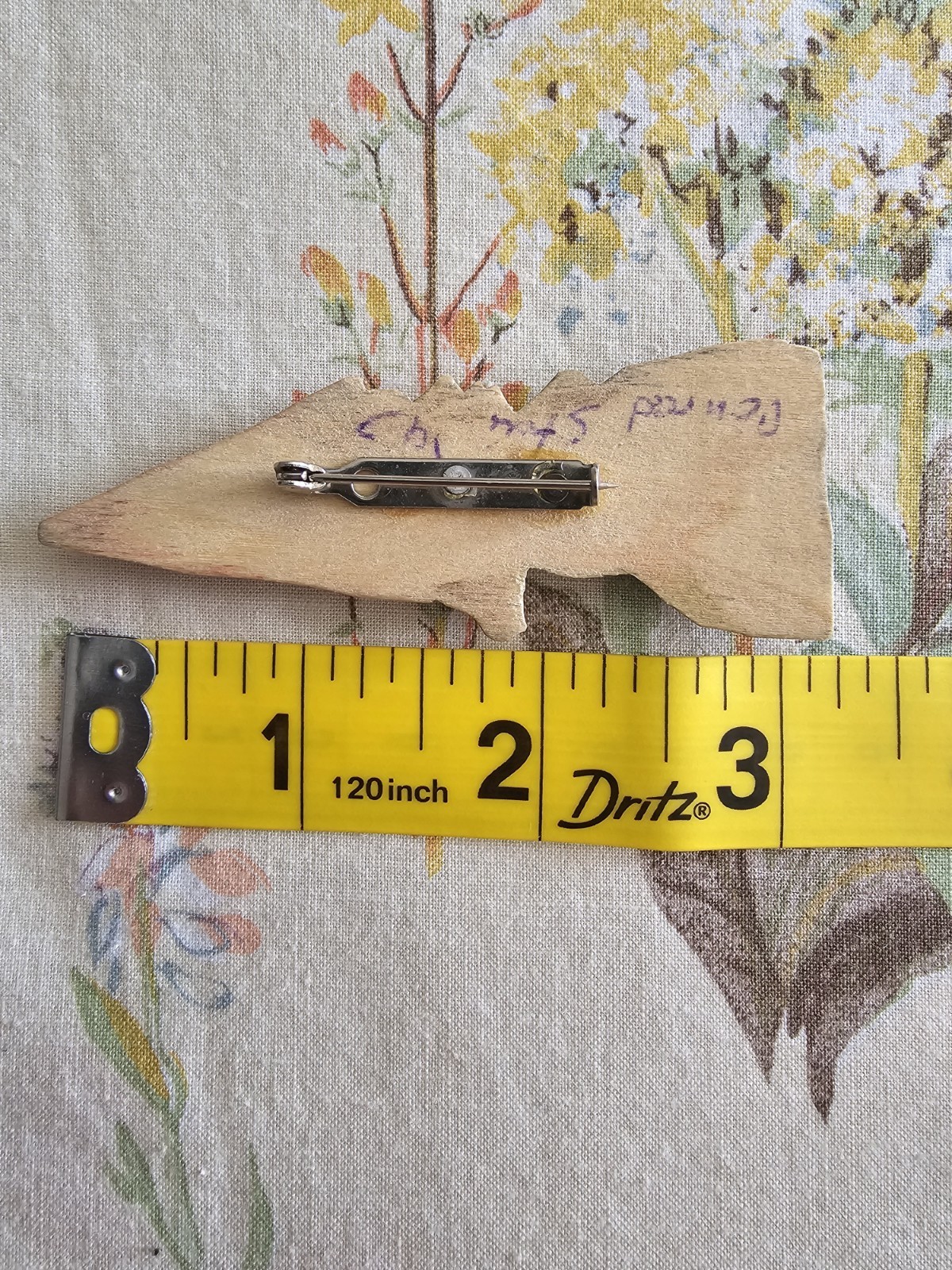 Vintage Gnome Brooch Wooden Handmade Whimsical Fairycore Cottagecore Forest