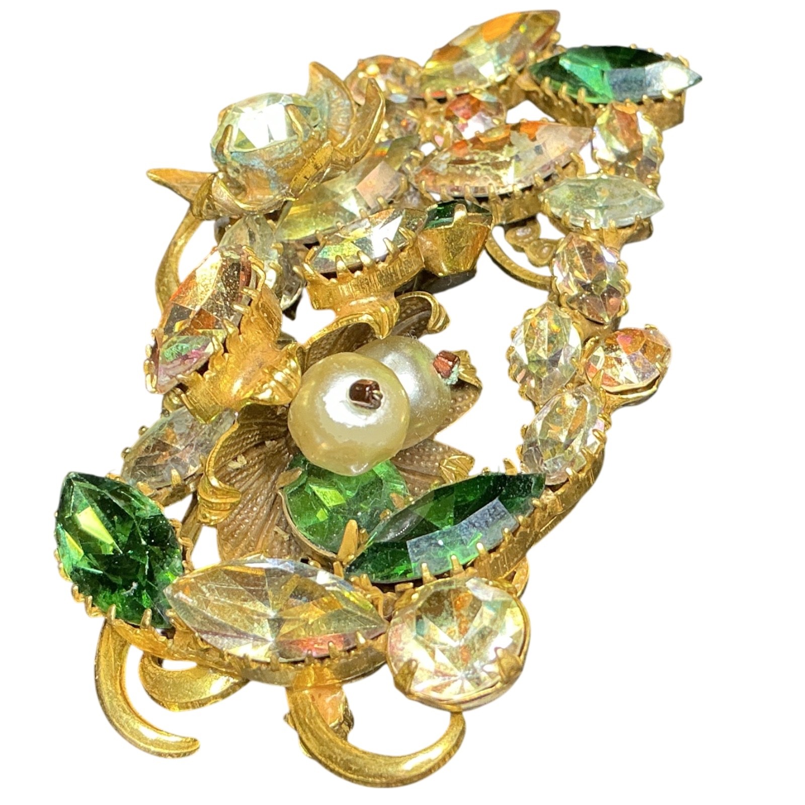 COLLECTIBLE “ORIGINAL BY ROBERT” BROOCH SIGNED Mid-Century FREE Shpg Charity
