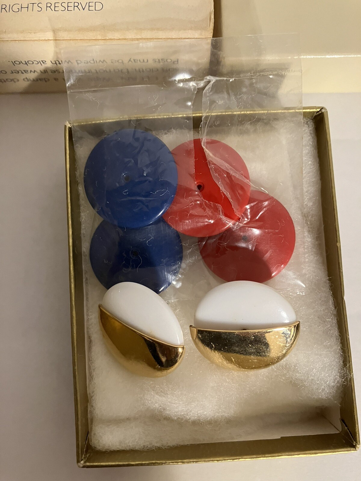 Vintage Avon “Newport” Convertible Pierced Earrings with 3 Colors – 1982