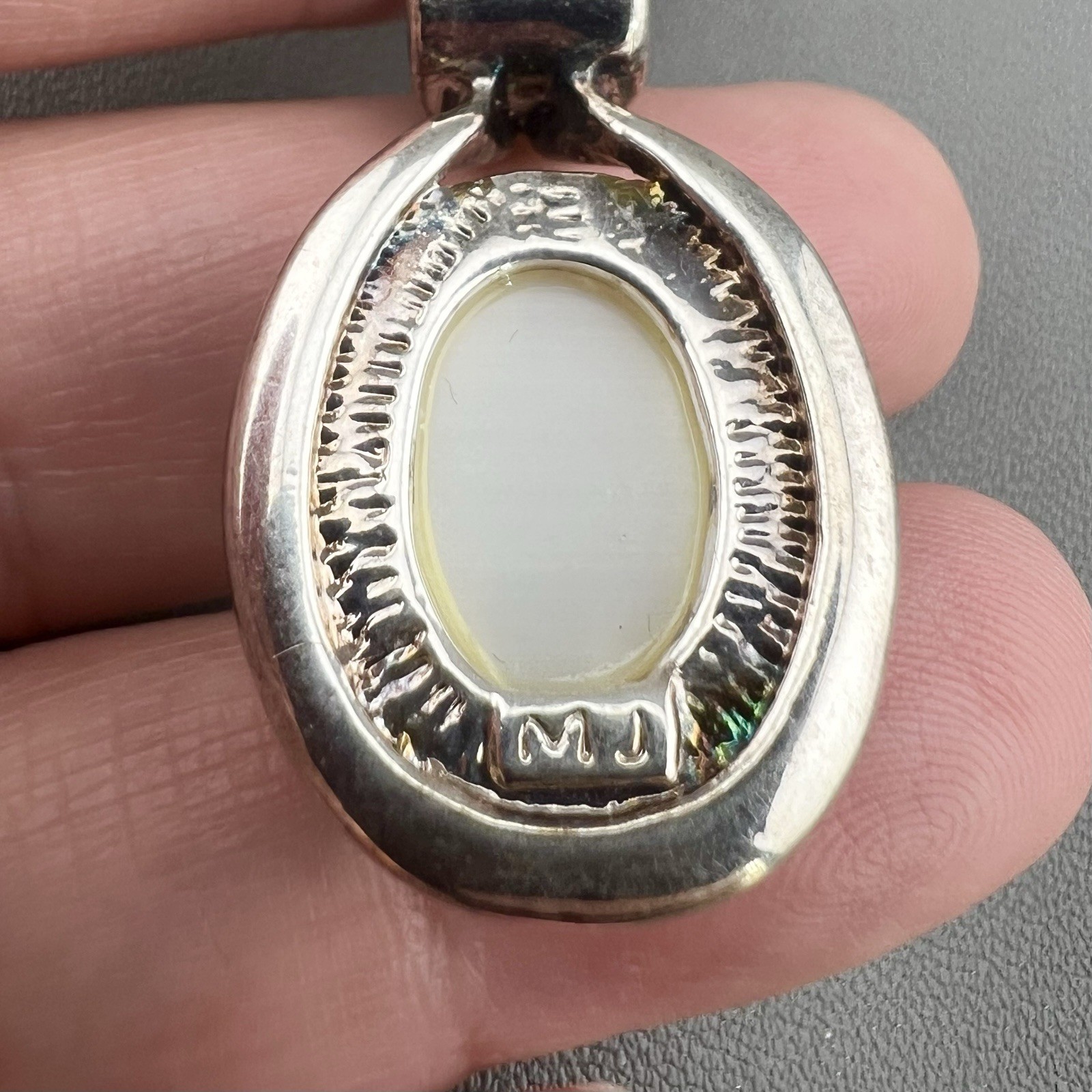 Vintage Pendant Lot Stone Glass Silver Tone Sterling Silver Some Signed