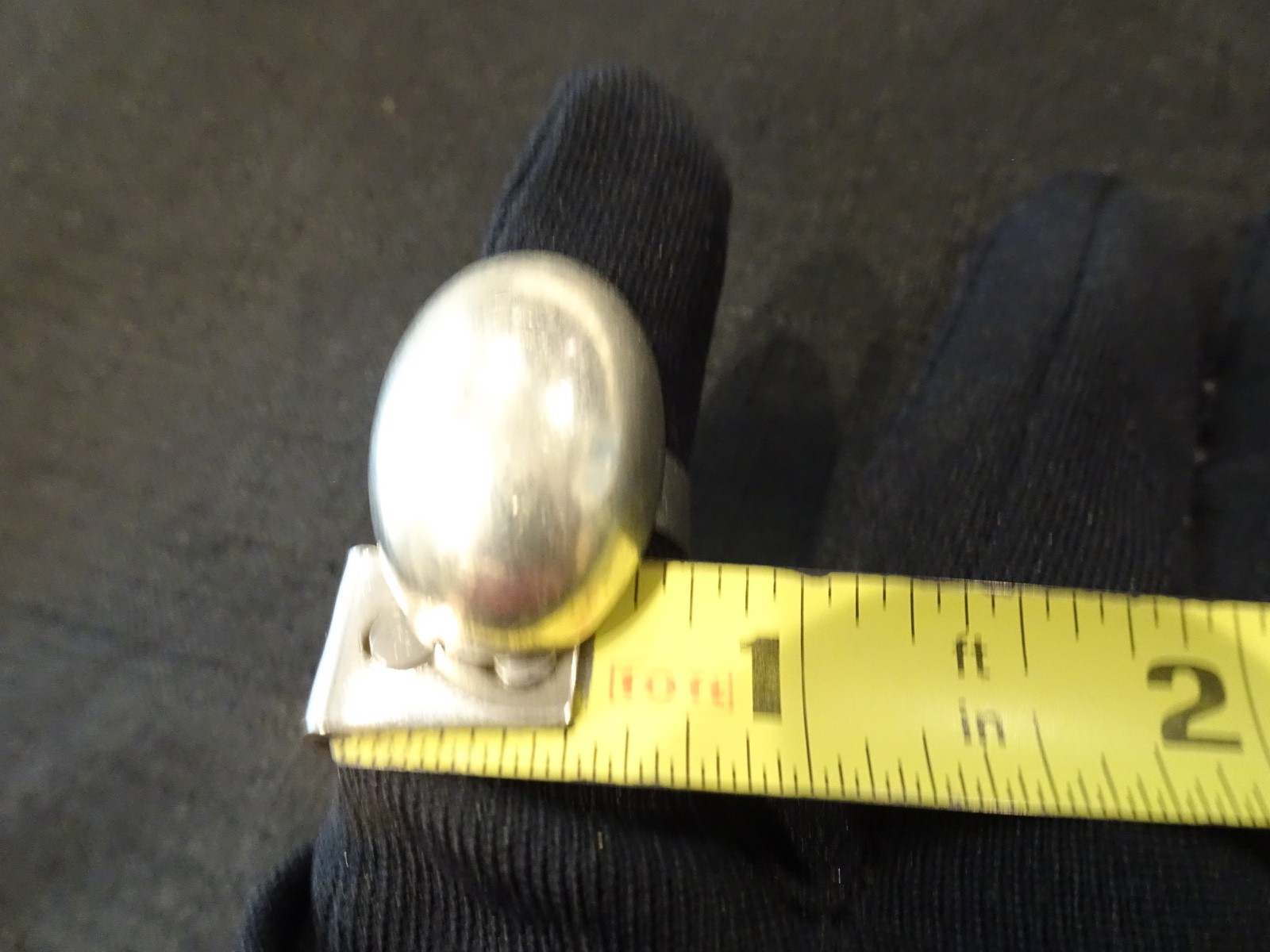 #821-VINTAGE STERLING SILVER MEXICO RING-925-SIZE-8- VERY DIFFERENT