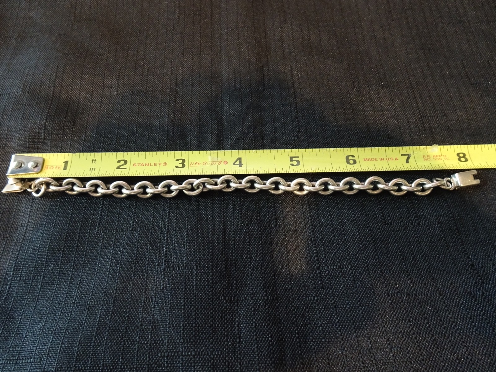 #714 VINTAGE STERLING SILVER MEXICO BRACELET-925–NICE