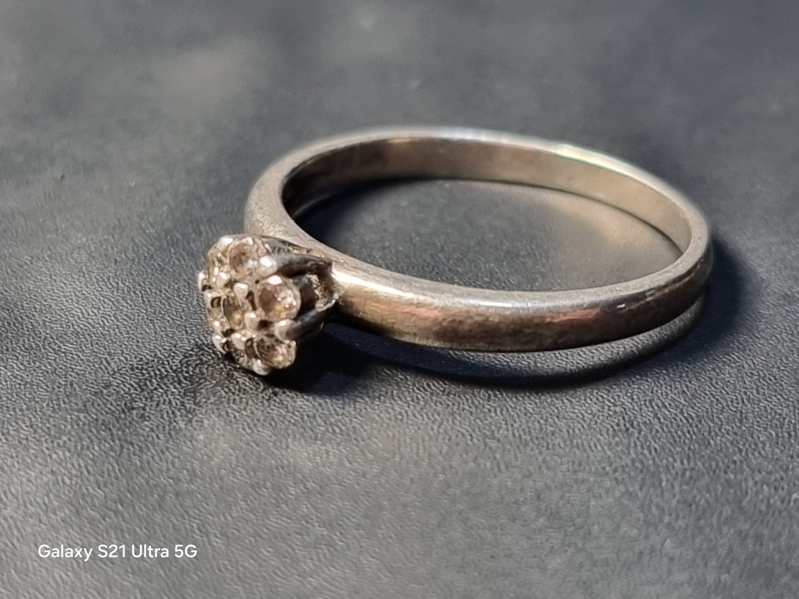 925 Sterling Silver Flower Cluster Ring – Classic Vintage Style