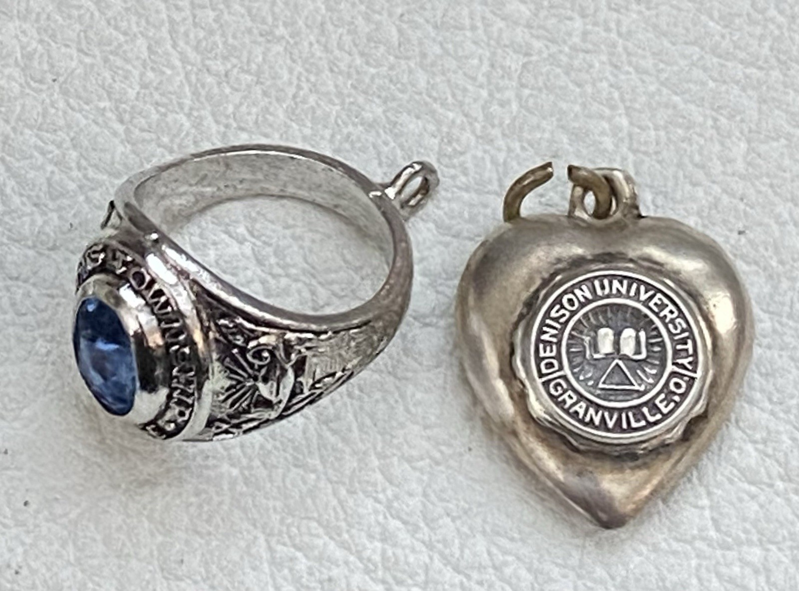 Vintage Sterling Silver Enamel Charms High School College University Sports