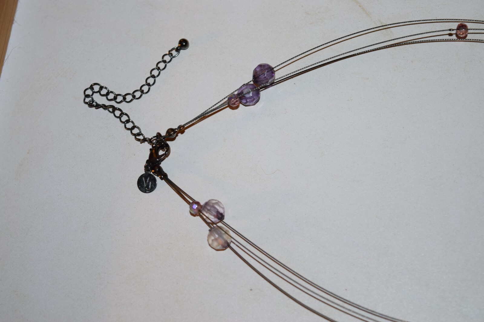 Vintage to now lot of 4-2 VJ-2 not sure of symbol chain necklaces