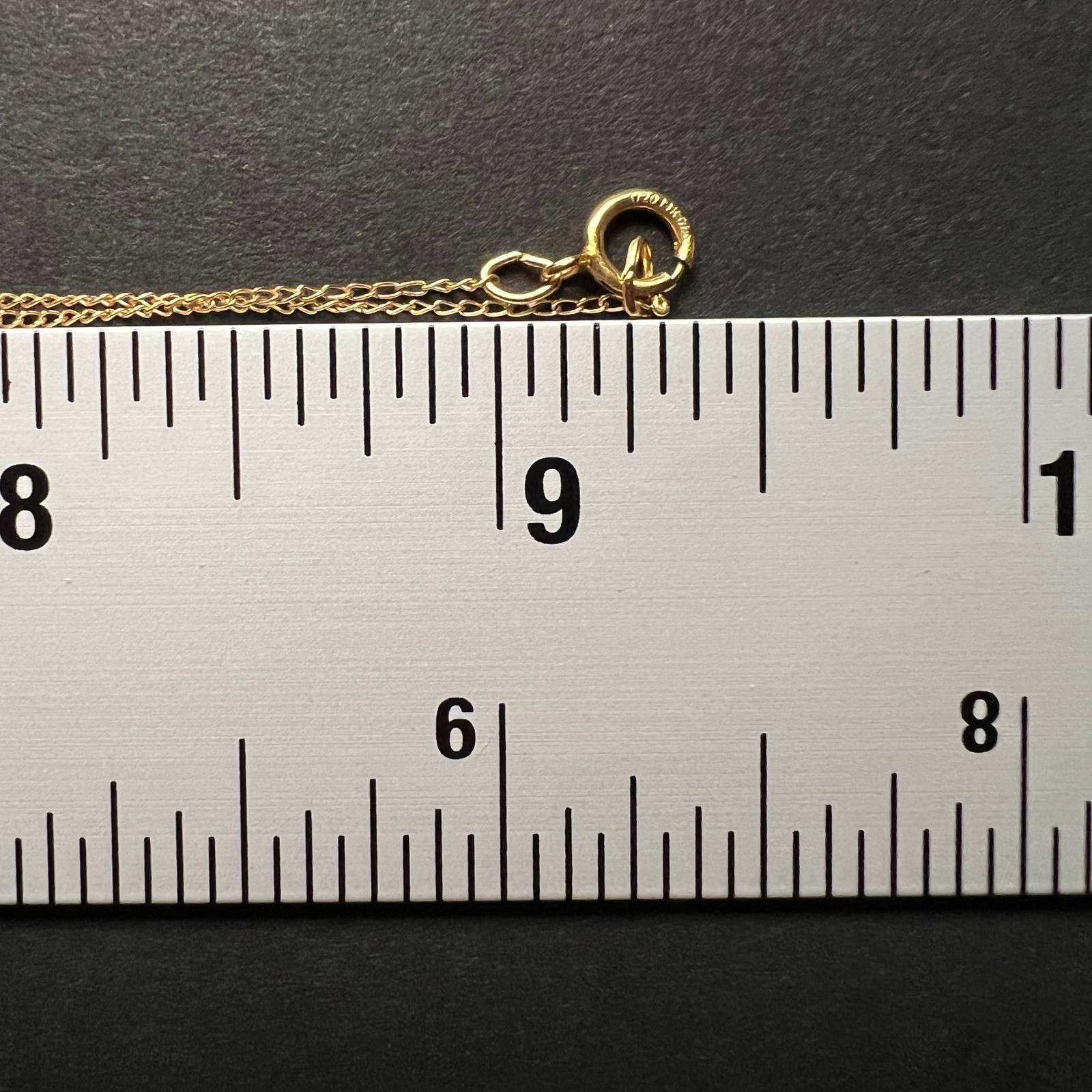 Vintage Gold Filled Locket Necklace Oval Forever In My Heart 14KT 18″
