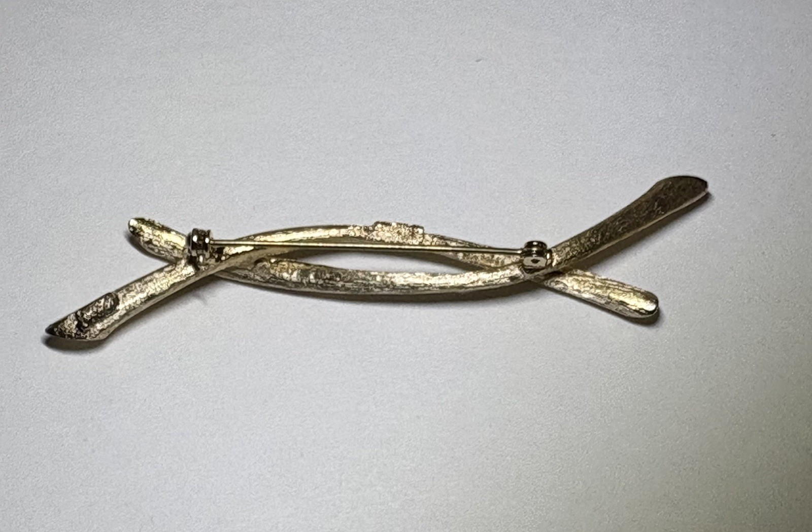 Judy Lee Twisted Twig Gold-tone Brooch Pin Mid-Century Modern Vintage Classic