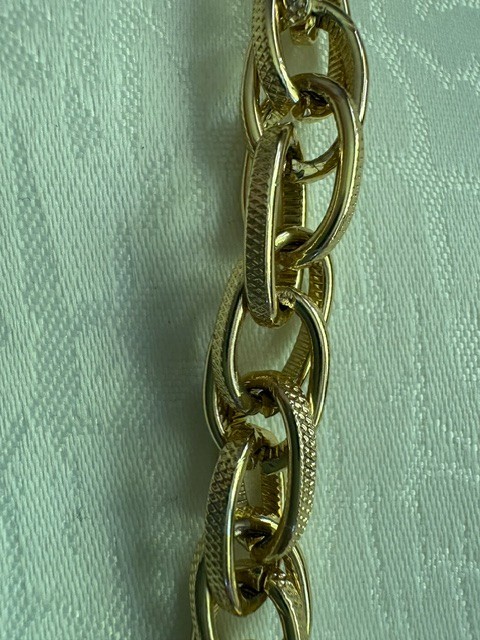 Vintage 50″ Gold‑Tone Tassel Lariat Chain Belt Necklace – Lightweight Boho Chic