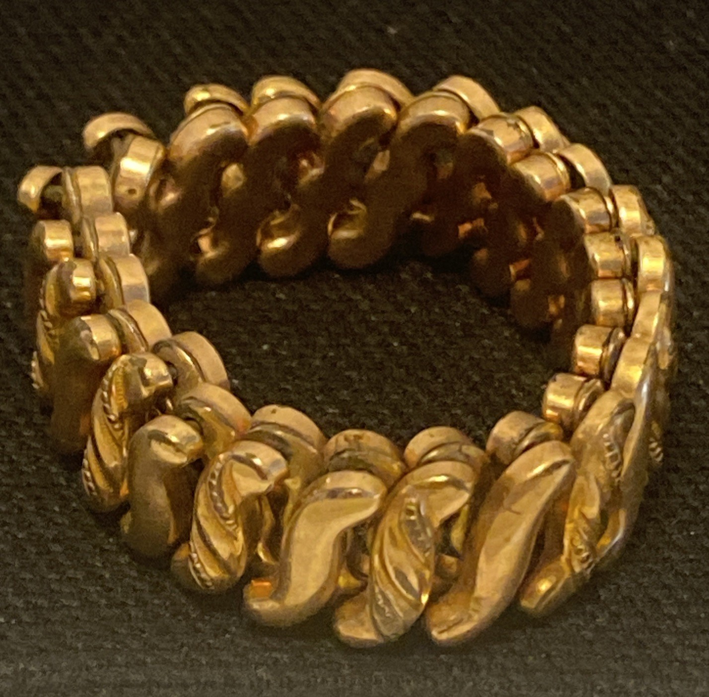 DFB Co Carmen Womens Sweetheart Expansion Bracelet Gold Filled For Small Wrist.