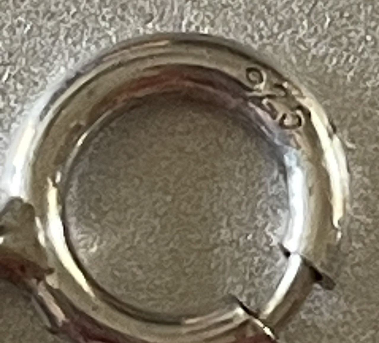 Vintage Sterling (925) Filigree Hinged Bangle Bracelet Moorish Arabesque 44g