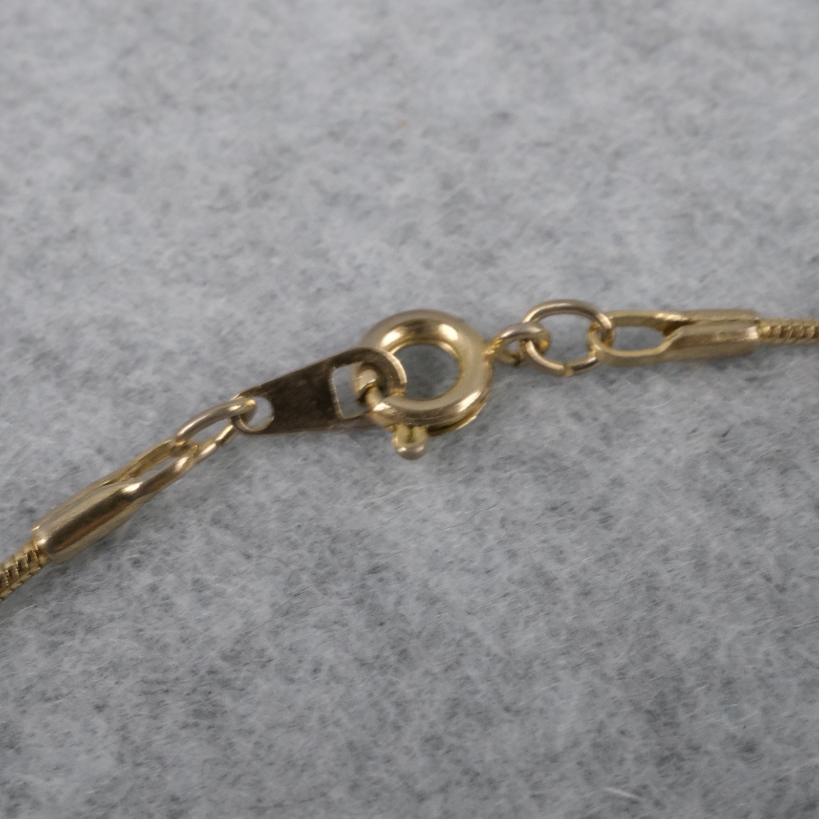 Vtg Costume Jewelry Cross Necklace Gold Tone Green Reversible Double Sided 18in