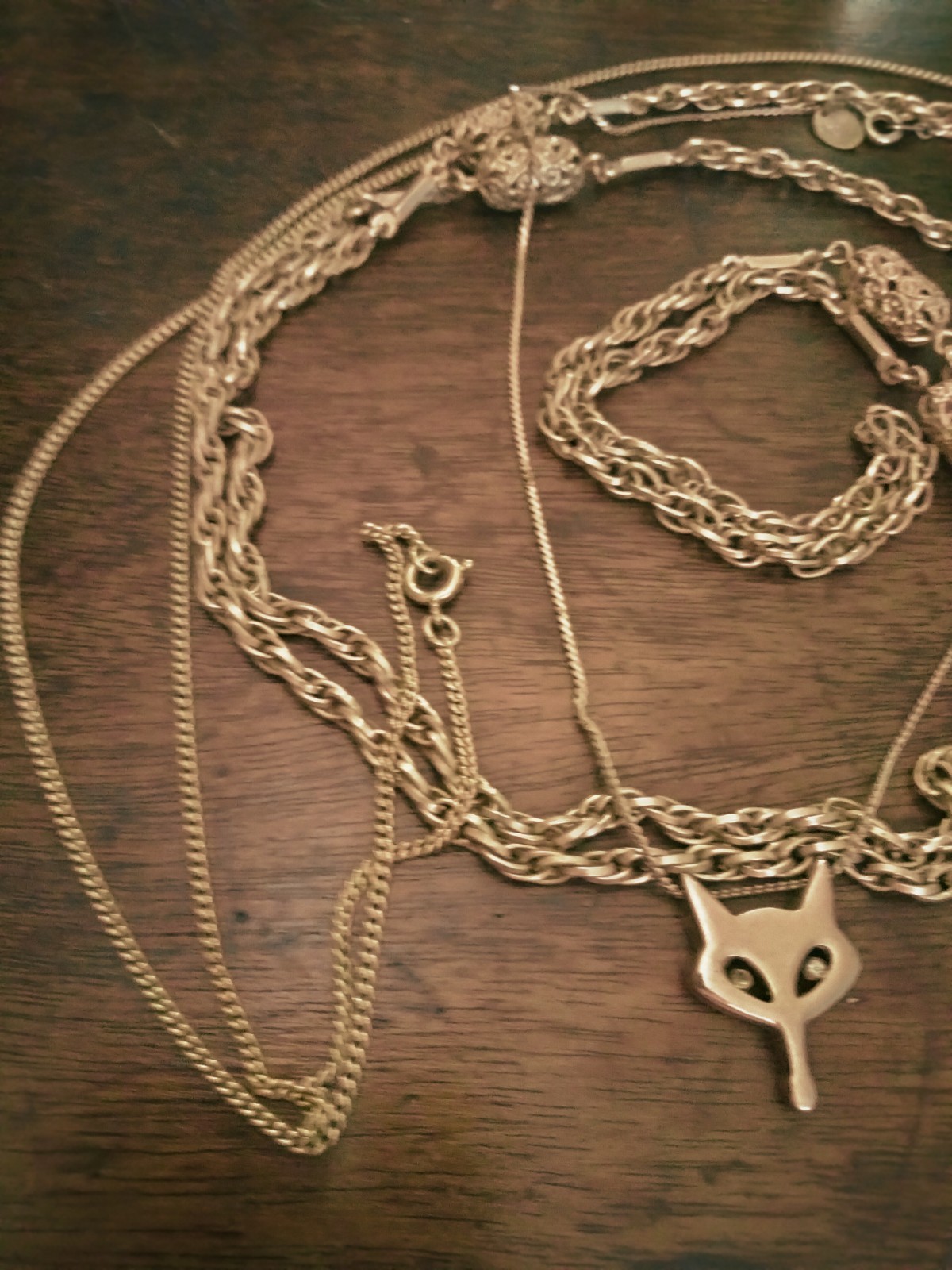 VTG Sarah Coventry & Parklane Necklace Lot Including Unique Fox Necklace