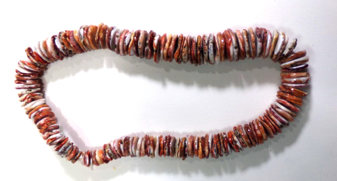 Stone Bead Strands Mixed Shapes Graduated Wafers AH40
