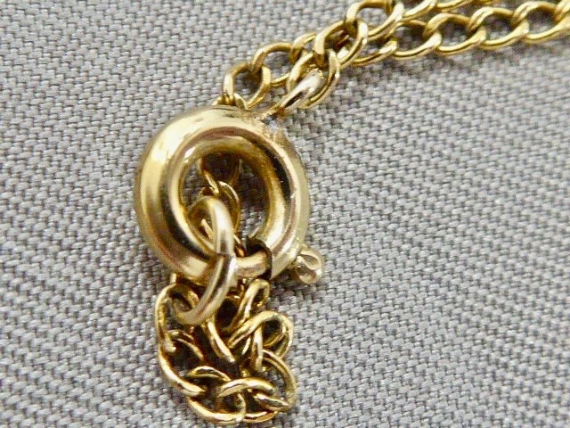 VICTORIAN 14K Y GOLD FILLED SHOOTING STARS LOCKET 1 1/4″ NECKLACE 1874 DATE