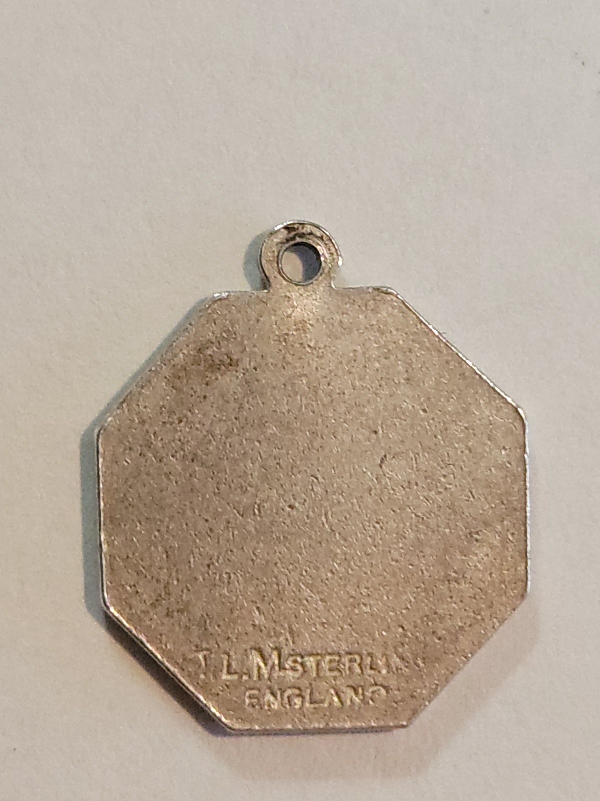 Vintage TLM Sterling Silver Enamel July Poppy Flower of the Month Charm England