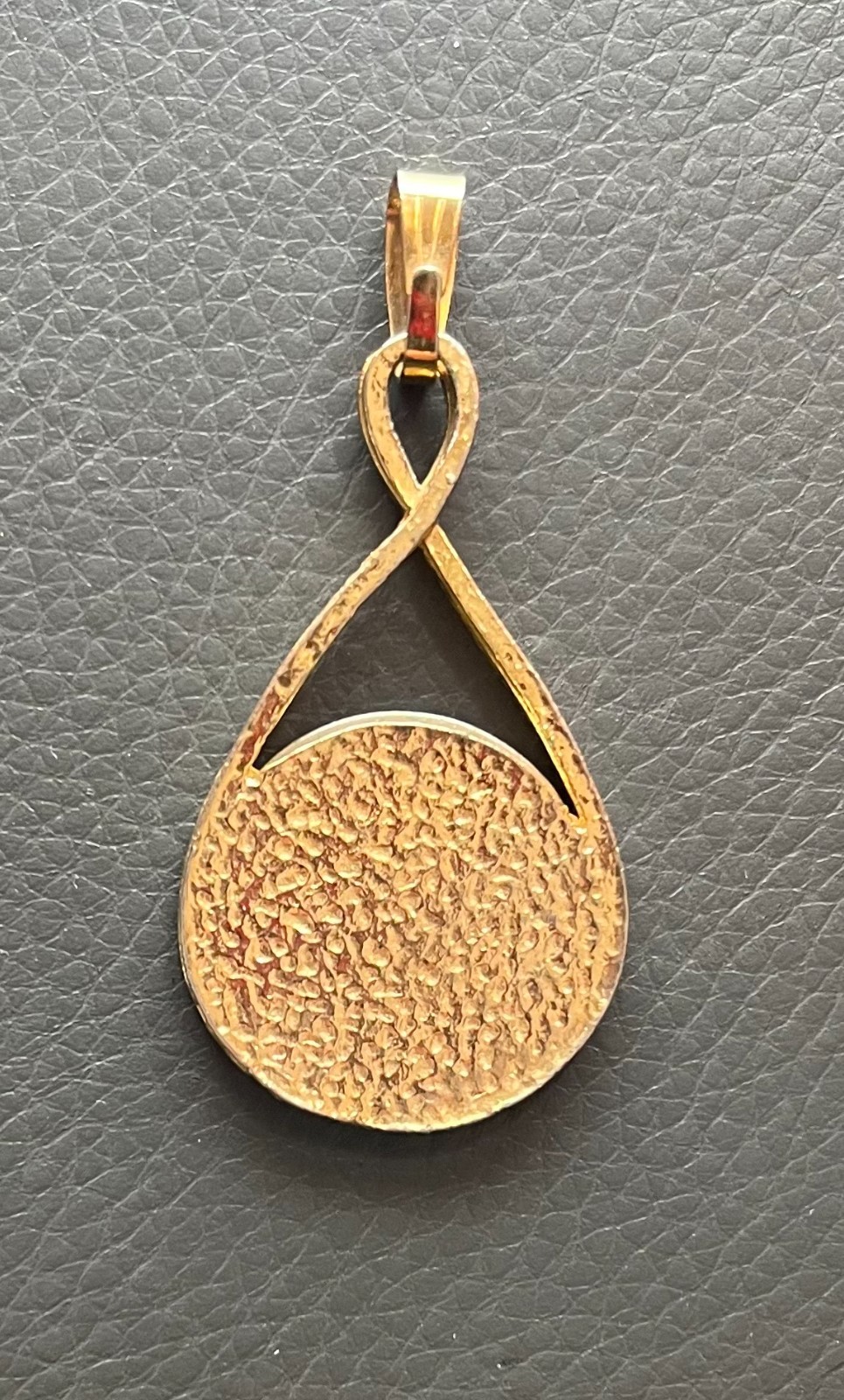 1929 Buffalo Nickel on gold-tone pendant