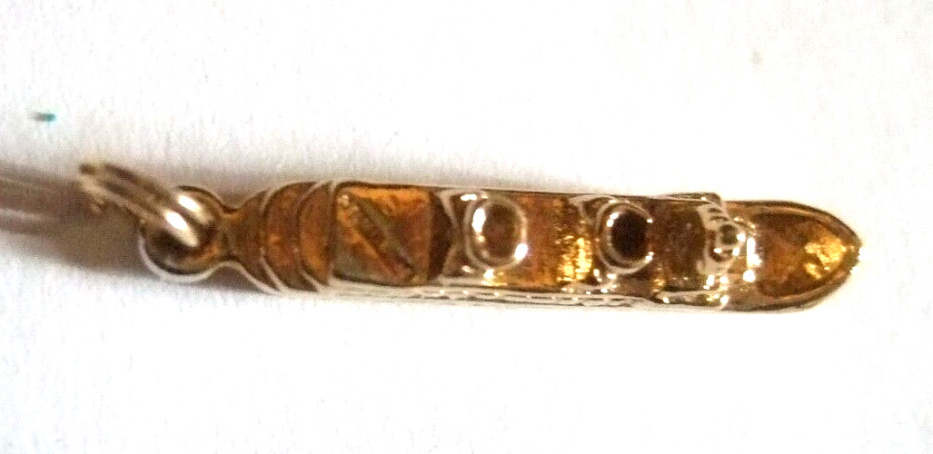 Ocean Liner Charm Gold Plated Sterling Ship Charm for Bracelet Vintage Charm