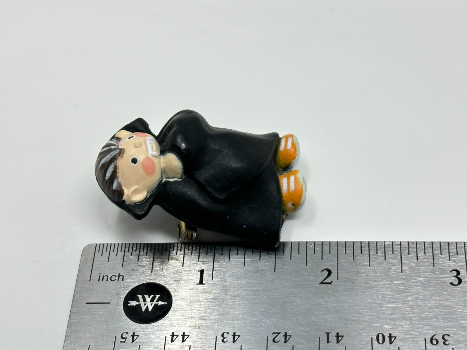 Vintage S. Lehman Fun World Plastic Halloween Count Dracula Vampire Pin