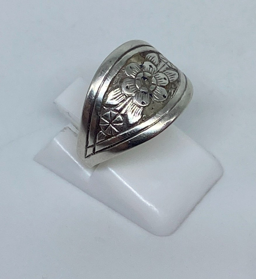 Rings Silver 875 Size 6.75. Weight 2.83 g. Soviet Vintage Jewelry USSR