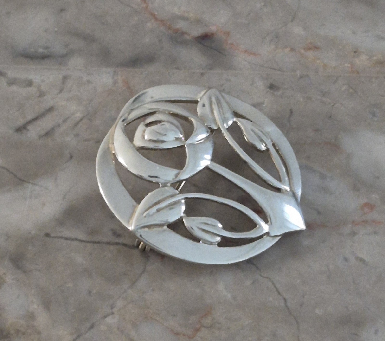Vintage Sterling Silver 925 Brooch Glascow Style Kit Heath ’95, Mackintosh 8g