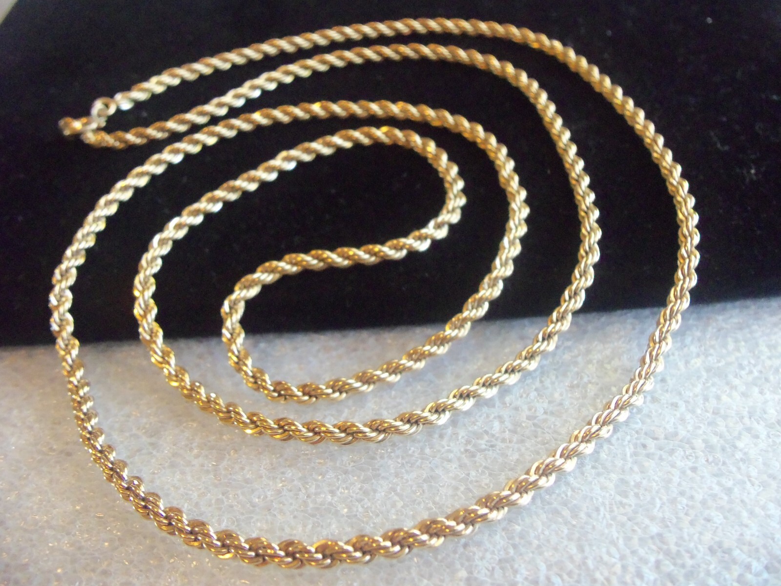 Vintage Gold filled Chain Necklace 33 in 22.5 grams Fifth Avenue