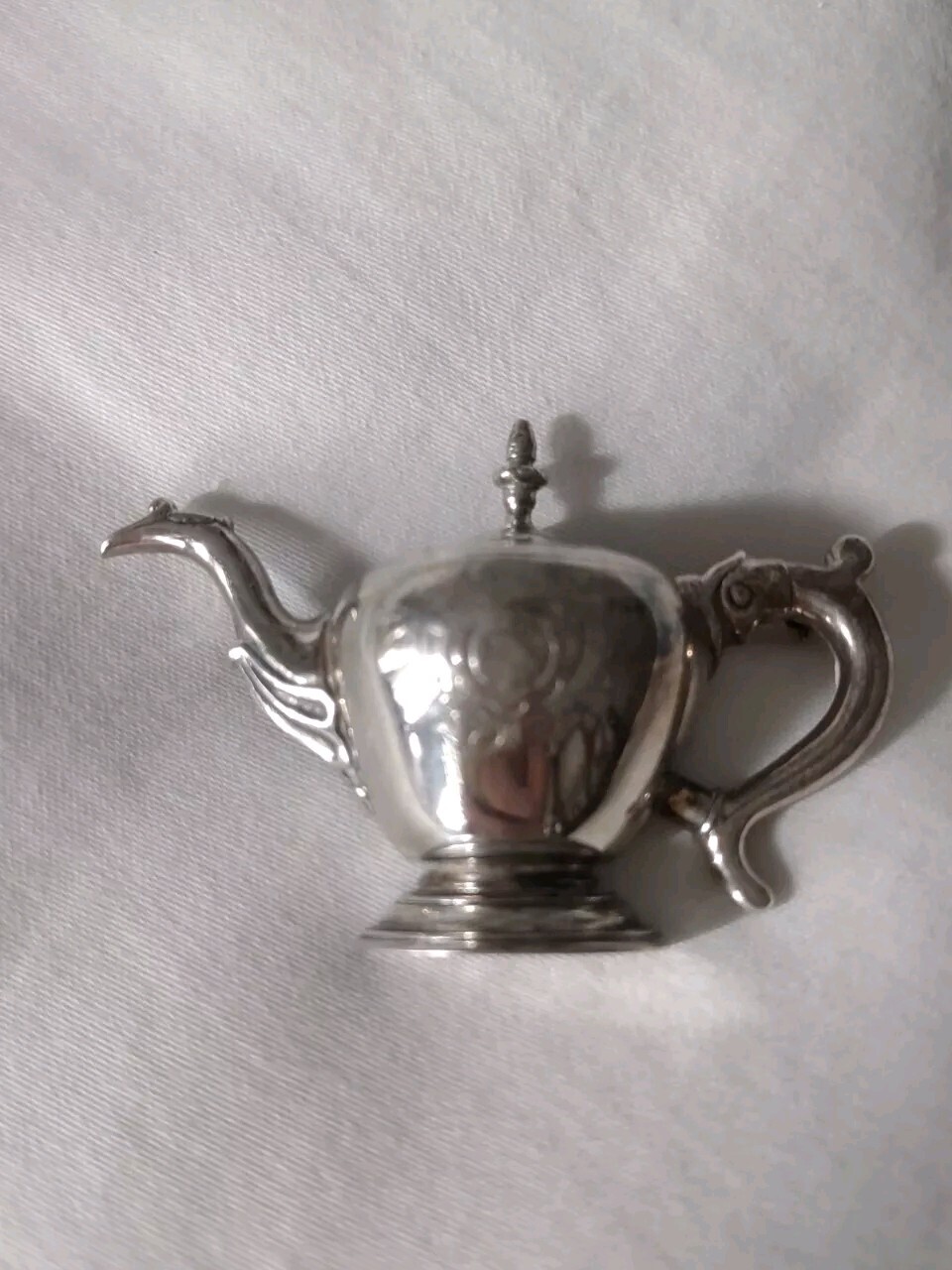 Vintage Sterling Silver Revere Teapot Pin Boston Museum Of Fine Arts
