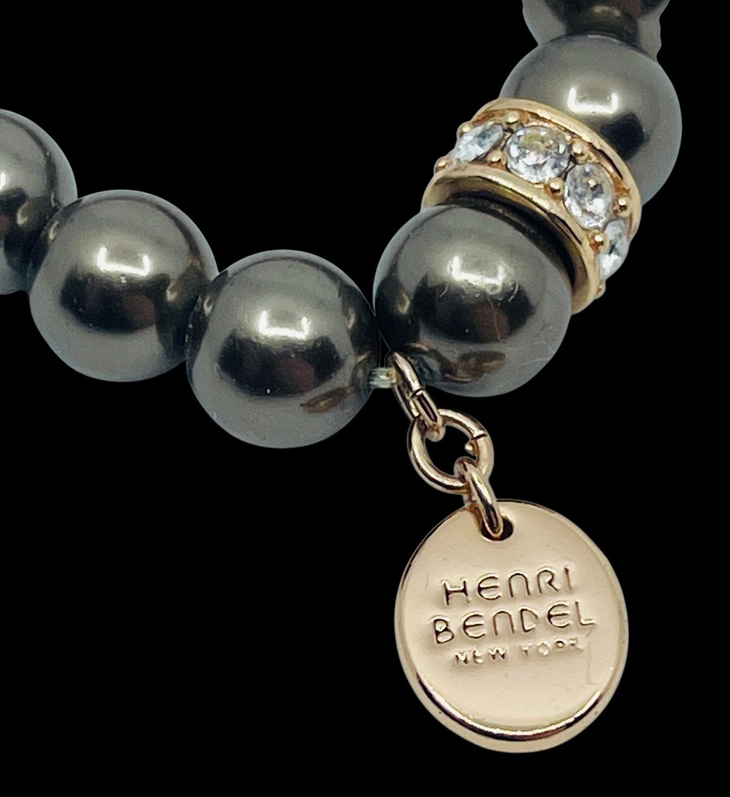 Vintage Henri Bendel Swarovski Crystal Bracelet Estate Jewelry Pre-Owned Tennis
