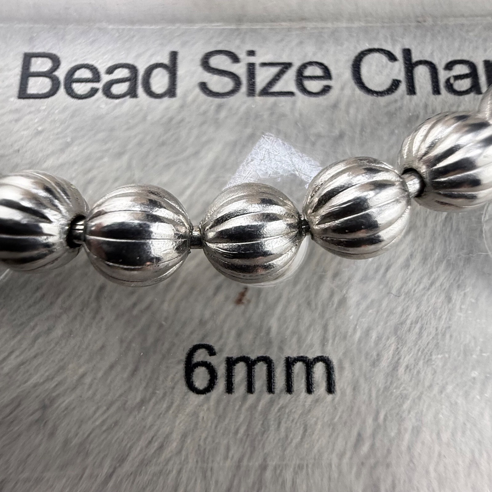 Vintage Metal Beaded Necklace Silver Tone Long Flapper Multi Wrap 60”