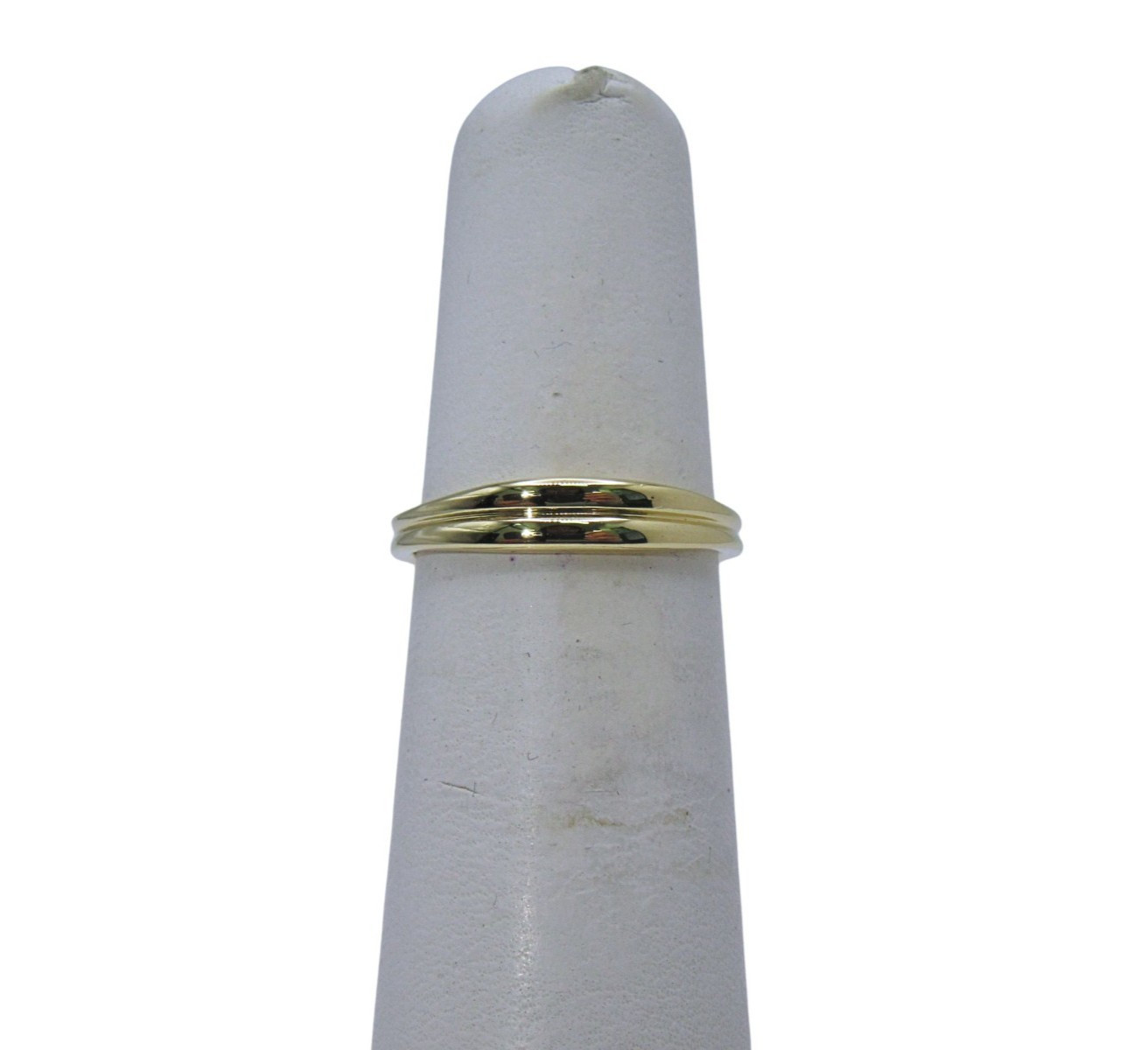Tiffany & Co. 18K Yellow Gold Vintage Double Wave Ring